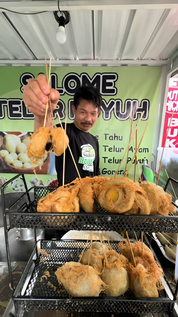 Salome Telur Puyuh : Jajan  Viral di Wonosobo